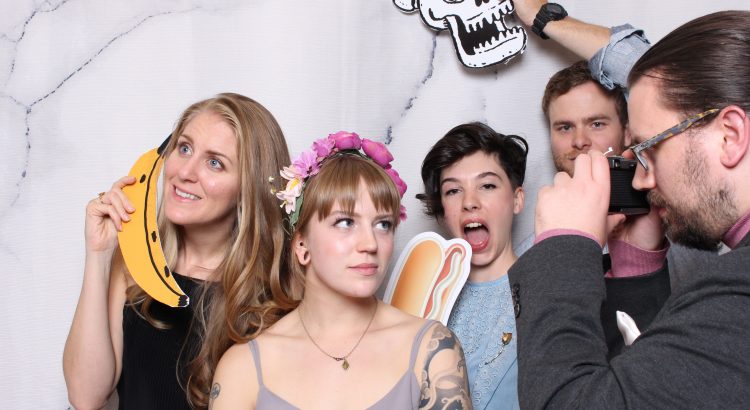 Photo of Justin and Ashley's wedding using the Neat Photobooth
